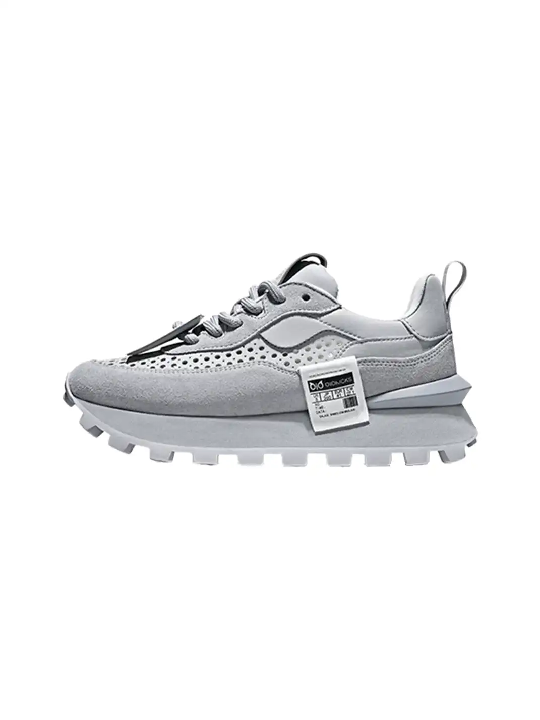 SALAXI | Breathable Perforated Platform Casual Shoes