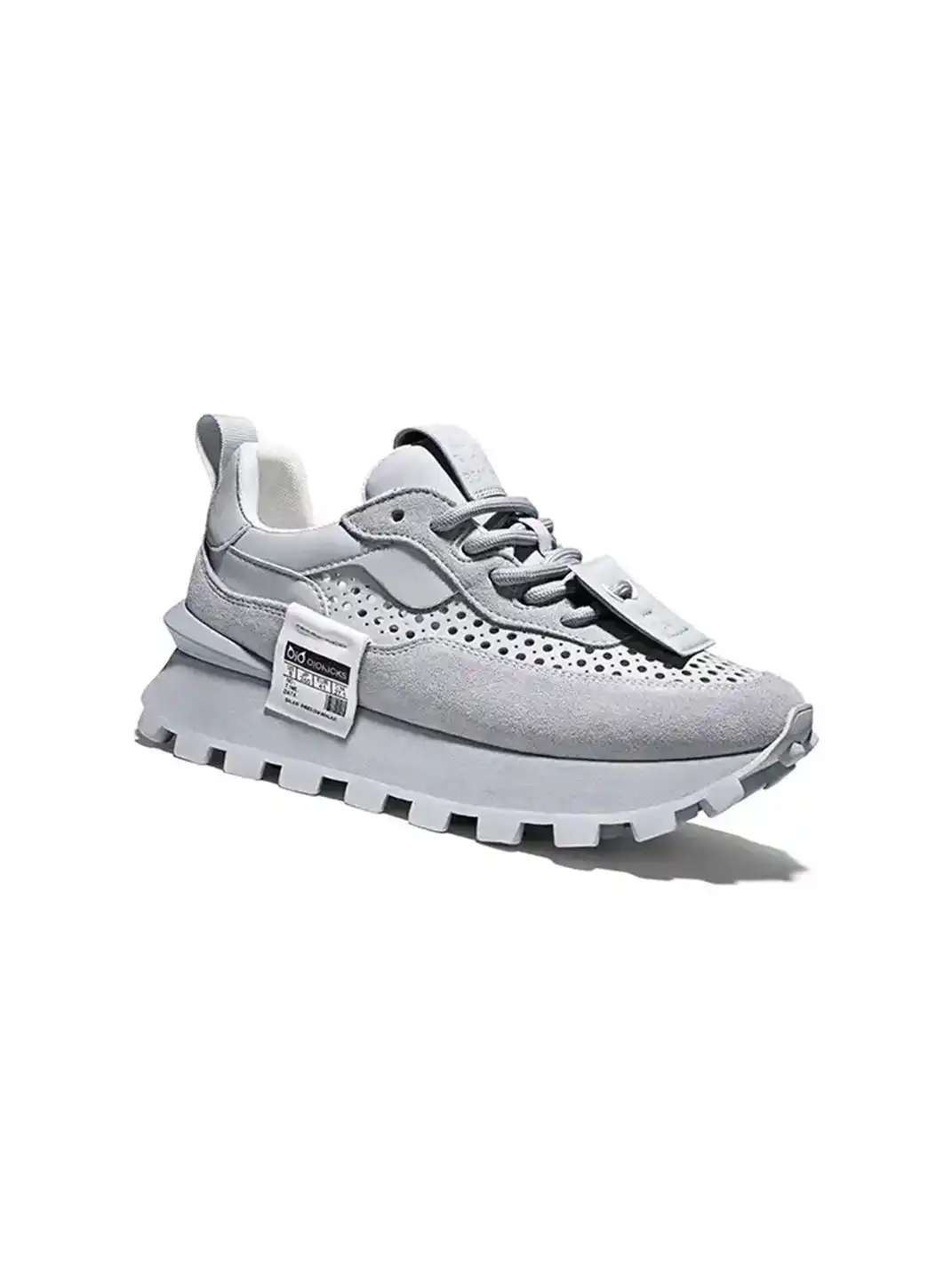 SALAXI | Breathable Perforated Platform Casual Shoes