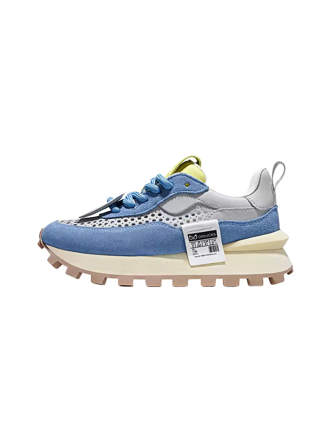 SALAXI | Breathable Perforated Platform Casual Shoes