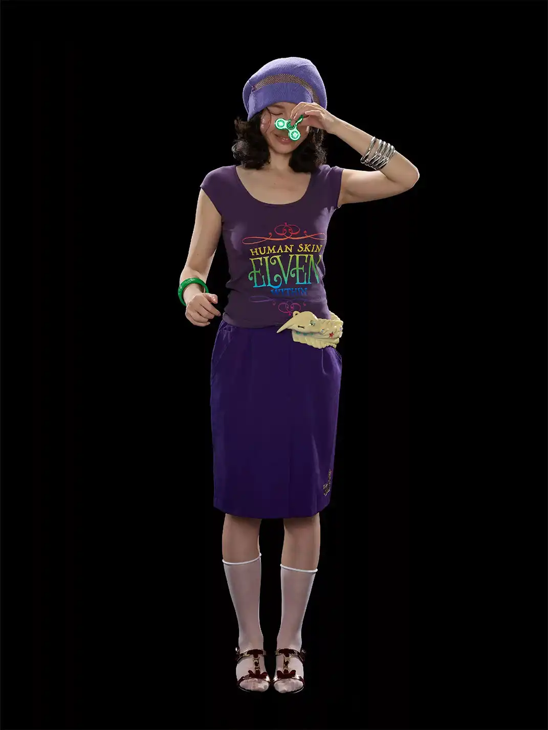 Zenlulu | Multicolor Slogan Short Sleeve T-Shirt