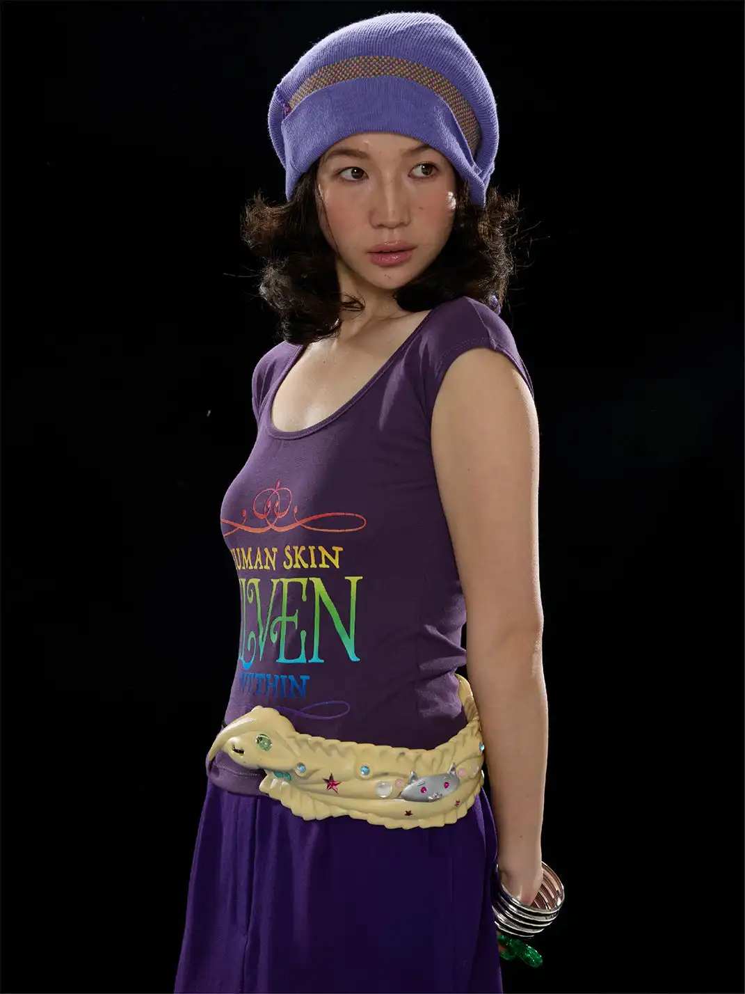Zenlulu | Multicolor Slogan Short Sleeve T-Shirt
