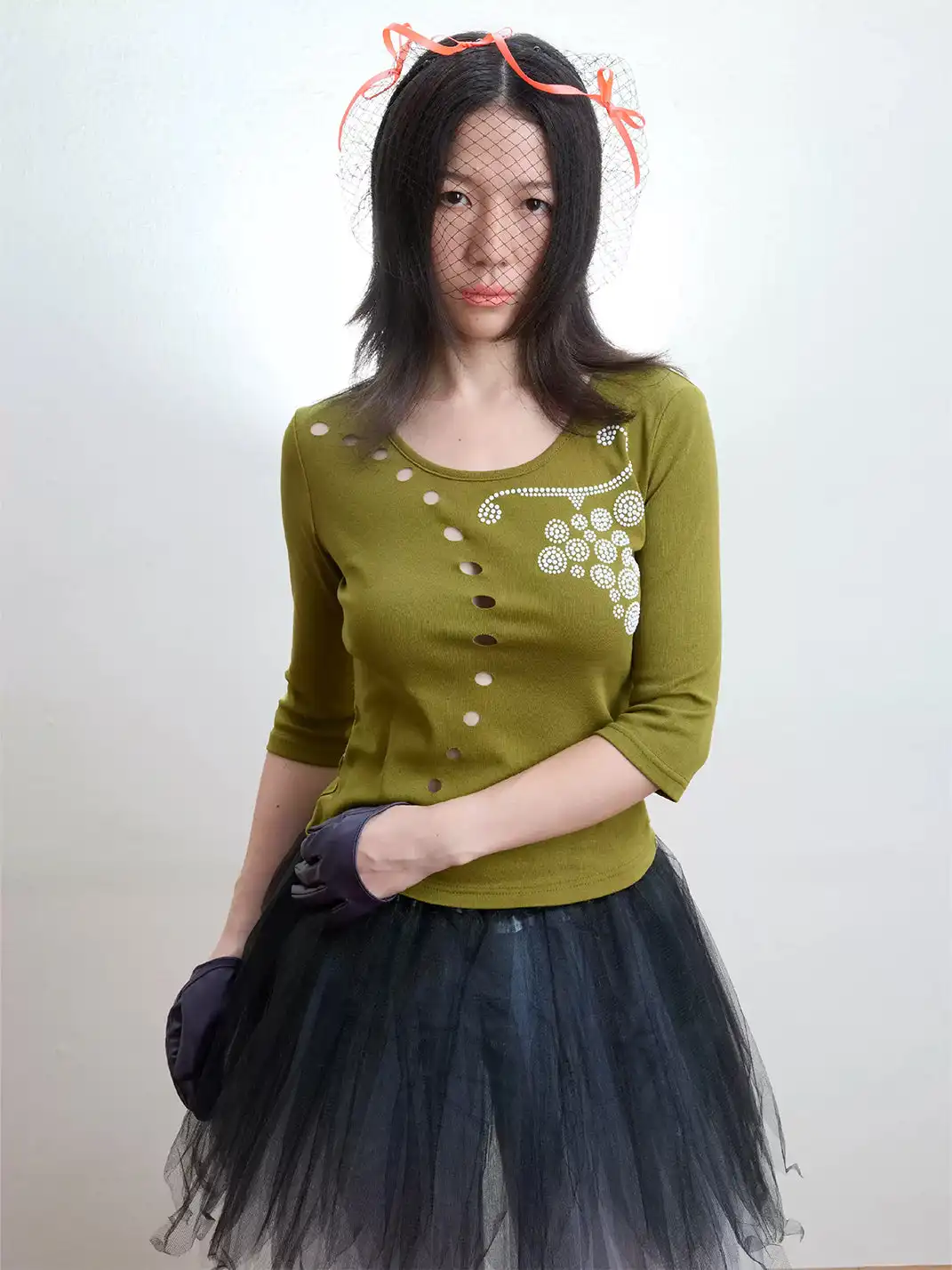 Zenlulu | Cutout Ceramic Grape T-Shirt