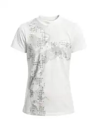 DND4DES | Skull Print Hotfix Cross T-Shirt