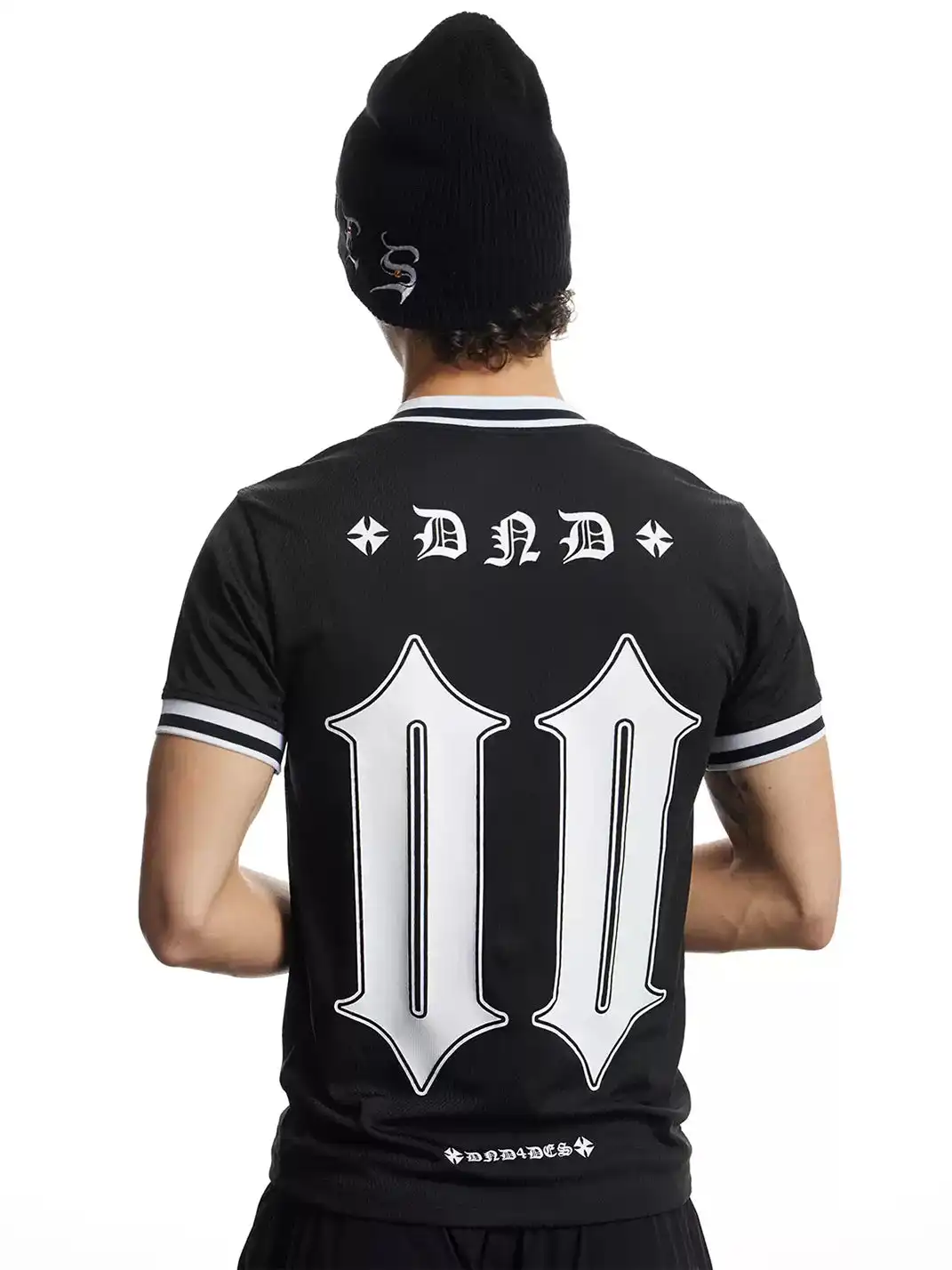 DND4DES | Letter & Number Print Breathable Mesh T-Shirt