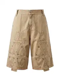 DND4DES | Heavy-Duty Loose Cargo Cropped Capri Pants