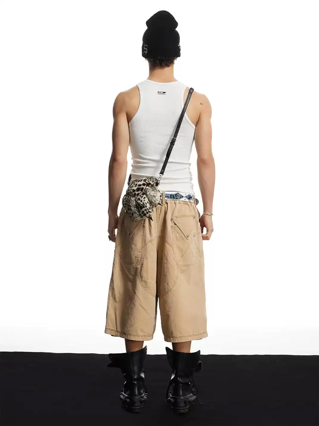 DND4DES | Heavy-Duty Loose Cargo Cropped Capri Pants