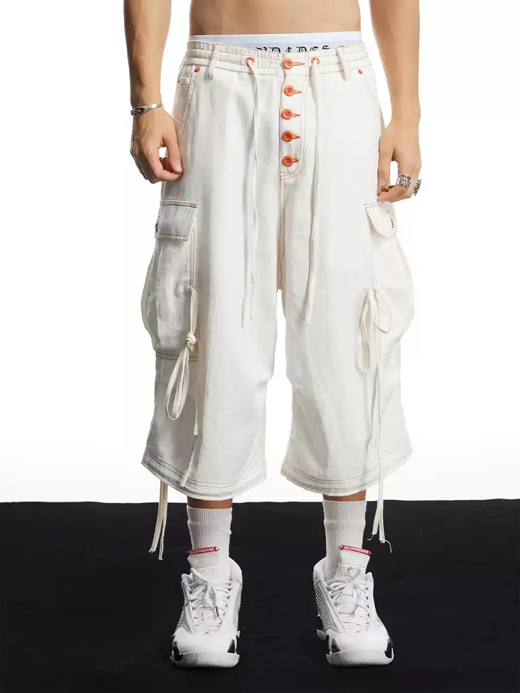 DND4DES | Linen Casual Wide-Leg Cropped Capri Pants+Shirts
