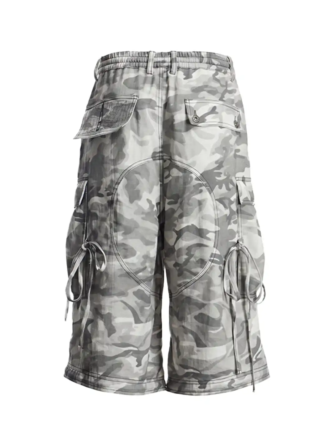 DND4DES | Camo Wide-Leg Cropped Capri Pants