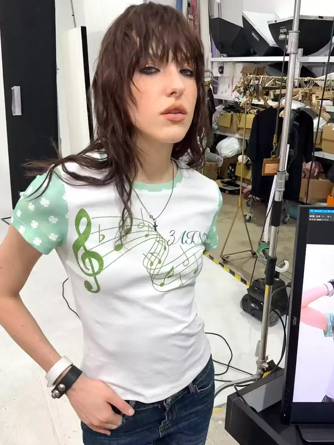 DETW | Musical Note Four-Leaf Clover T-Shirt