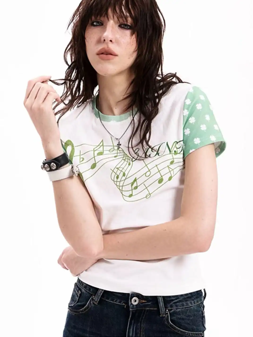 DETW | Musical Note Four-Leaf Clover T-Shirt