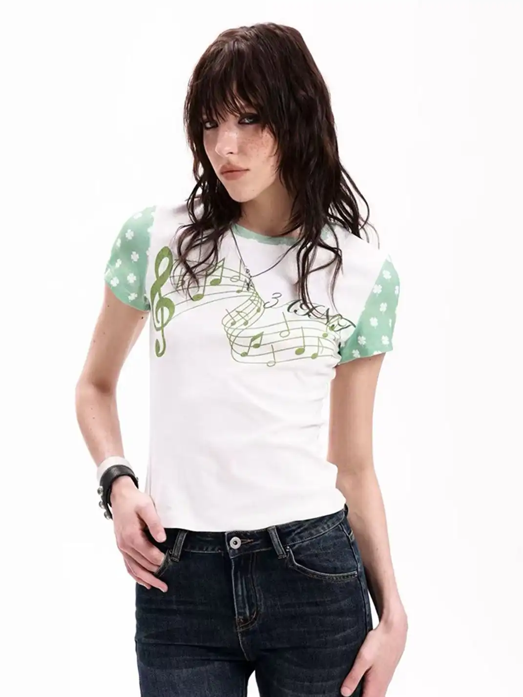 DETW | Musical Note Four-Leaf Clover T-Shirt