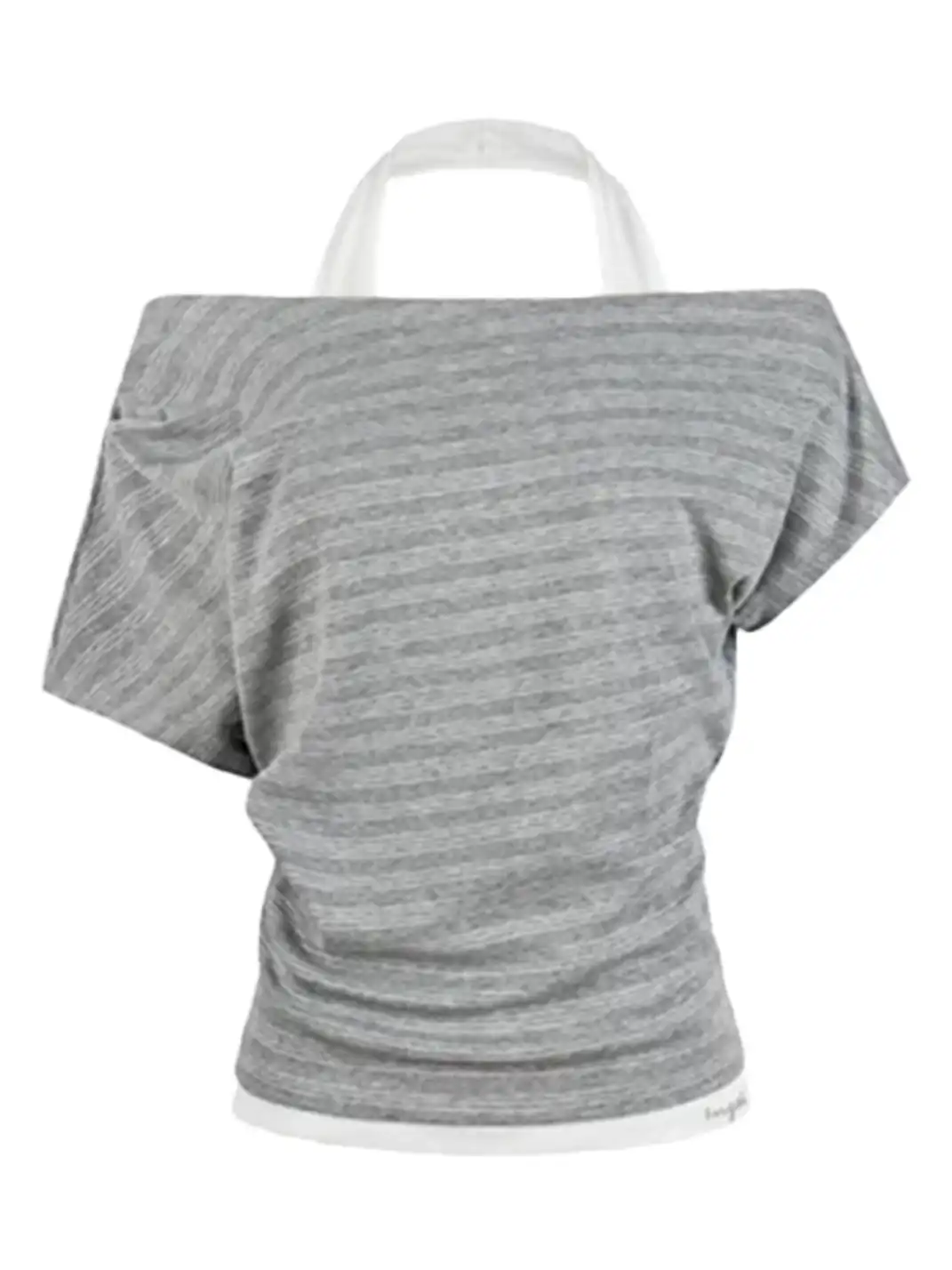 JHYWZD | Color Block Striped Halter T-Shirt
