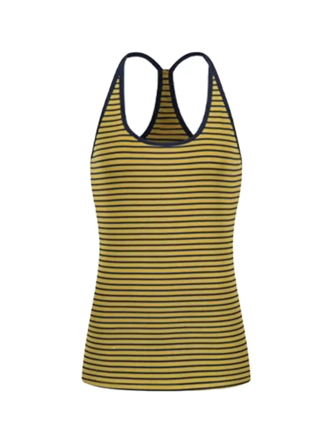 JHYWZD | Striped U-Neck Vest