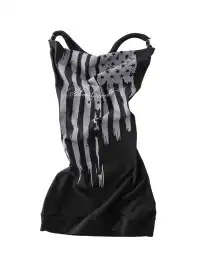 JHYWZD | Flag Print One-Shoulder Asymmetrical Cami Top