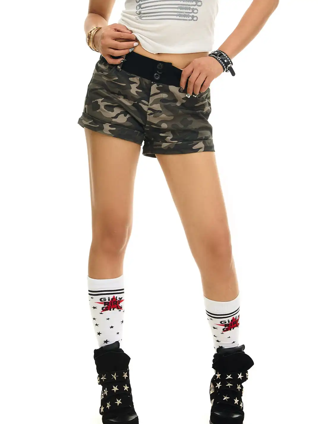 JHYWZD | Camouflage Cargo Shorts