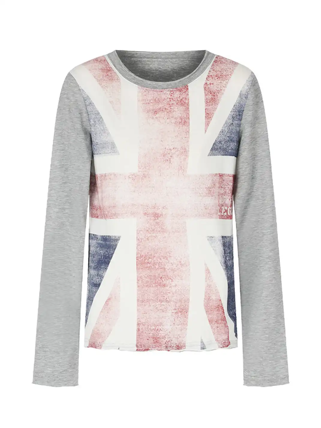 JHYWZD | Color Block Raglan Long Sleeve T-Shirt