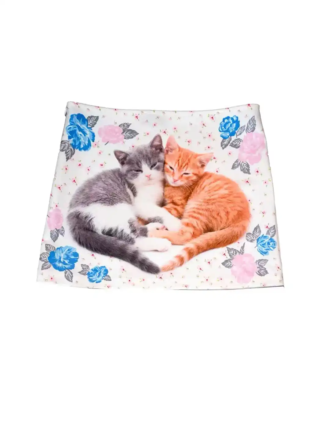 Furchin | Printed Y2K Low Waist Straight Skirt