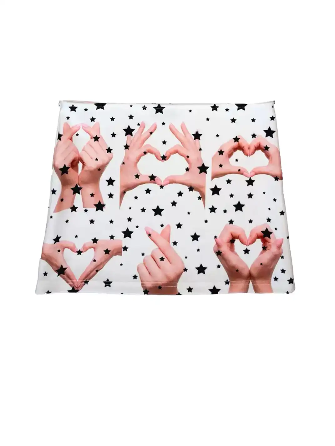 Furchin | Printed Y2K Low Waist Straight Skirt