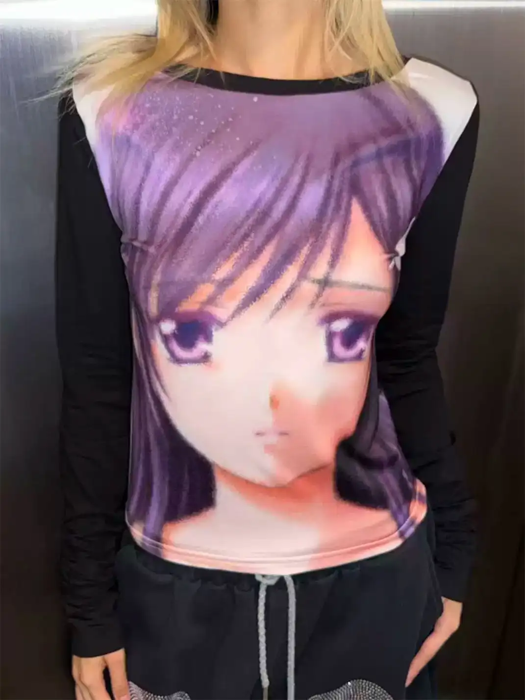Furchin | Fitted Long Sleeve Printed Base Layer Top