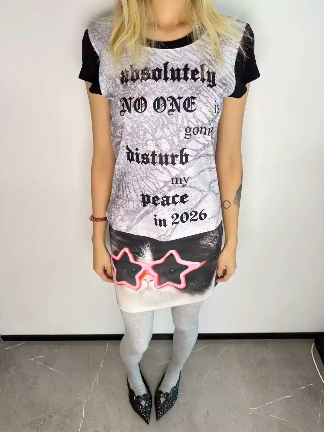 Furchin | Slim Fit Printed Short Sleeve T-Shirt