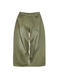 6CRAYON | Vintage Herringbone Washed Wide-Leg Long Pants