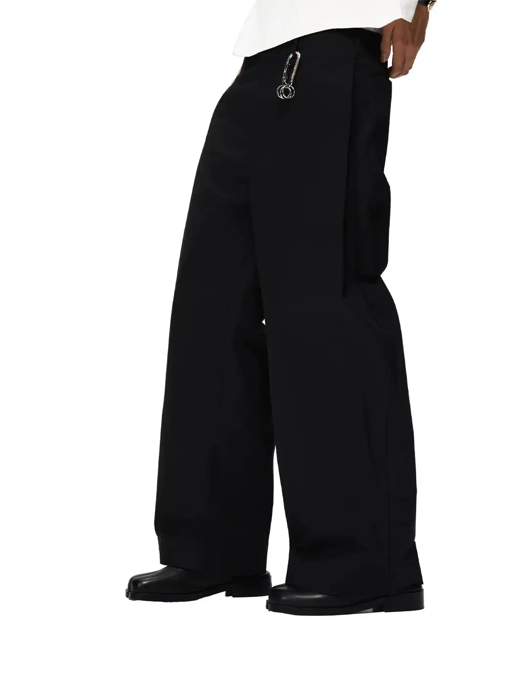 6CRAYON | 3D Side Pleated High Density Long Pants