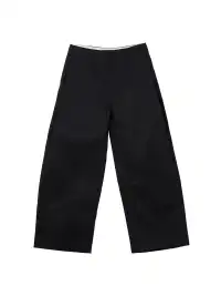 6CRAYON | 3D Side Pleated High Density Long Pants