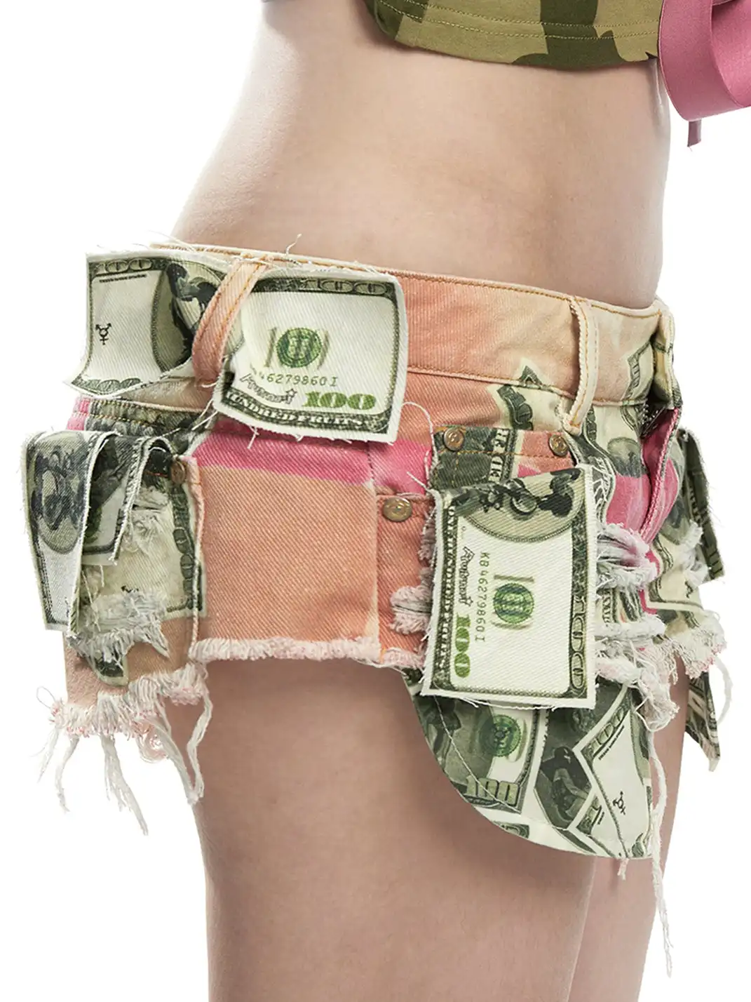 Fruitanari | Money Print Hot Shorts