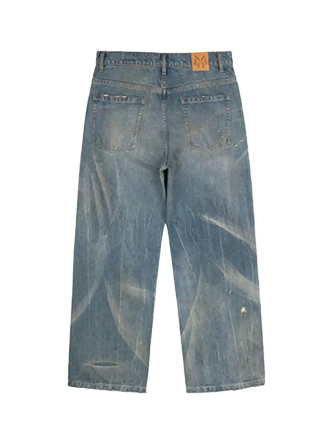 Simple Project | Nevada Washed Blue Straight Jeans