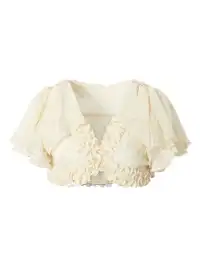 NO ROMANCE | Chiffon Lace Short Sleeve Shrug