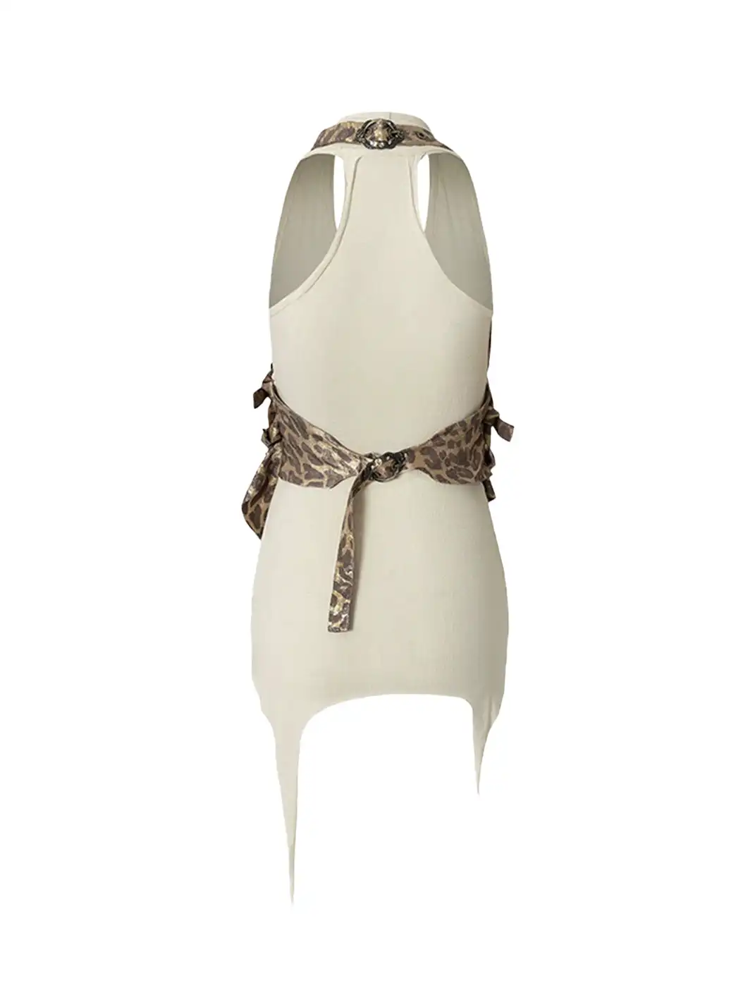 NO ROMANCE | Fake Two-Piece Halter Knit Camisole Top