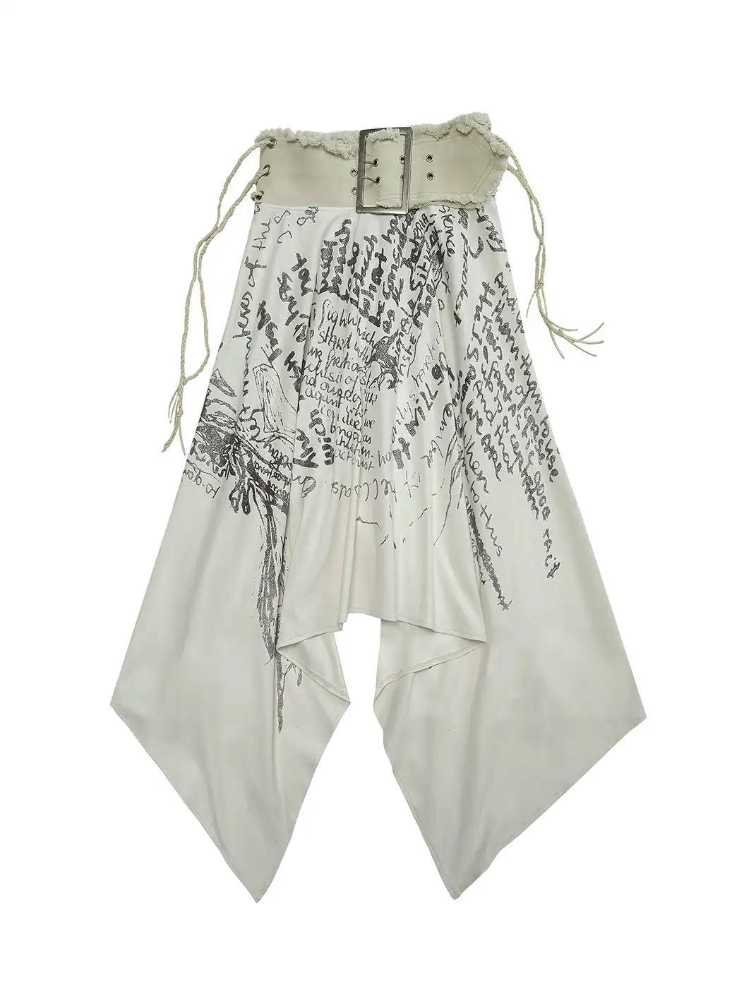 NO ROMANCE | Punk Printed Two-Way Wear Bandeau Skirt