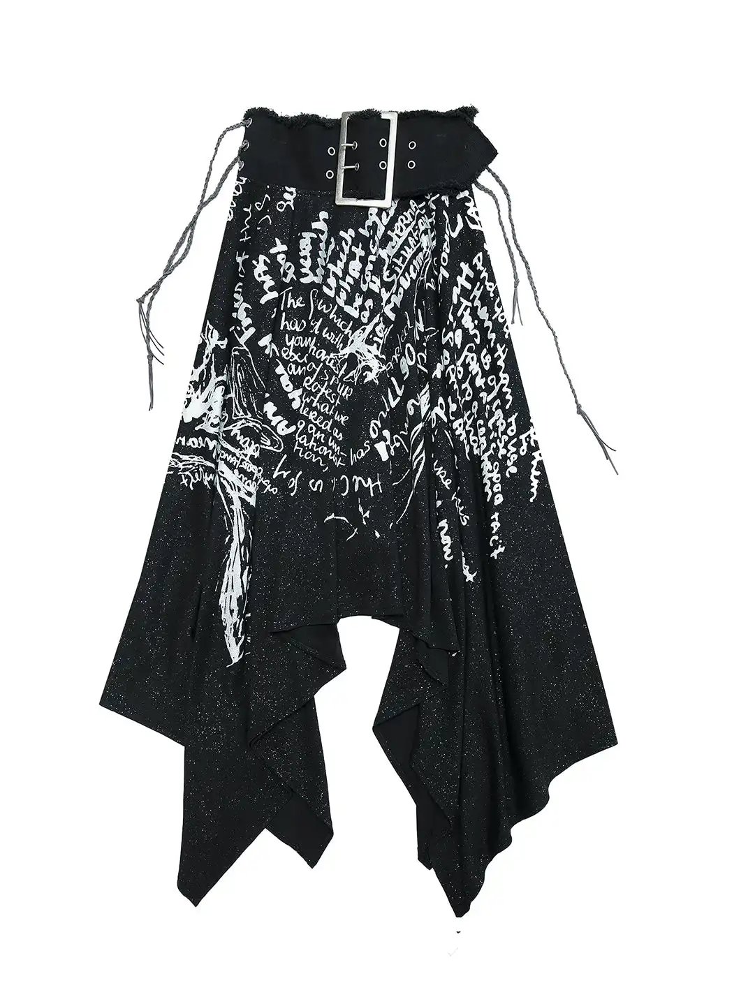 NO ROMANCE | Punk Printed Two-Way Wear Bandeau Skirt