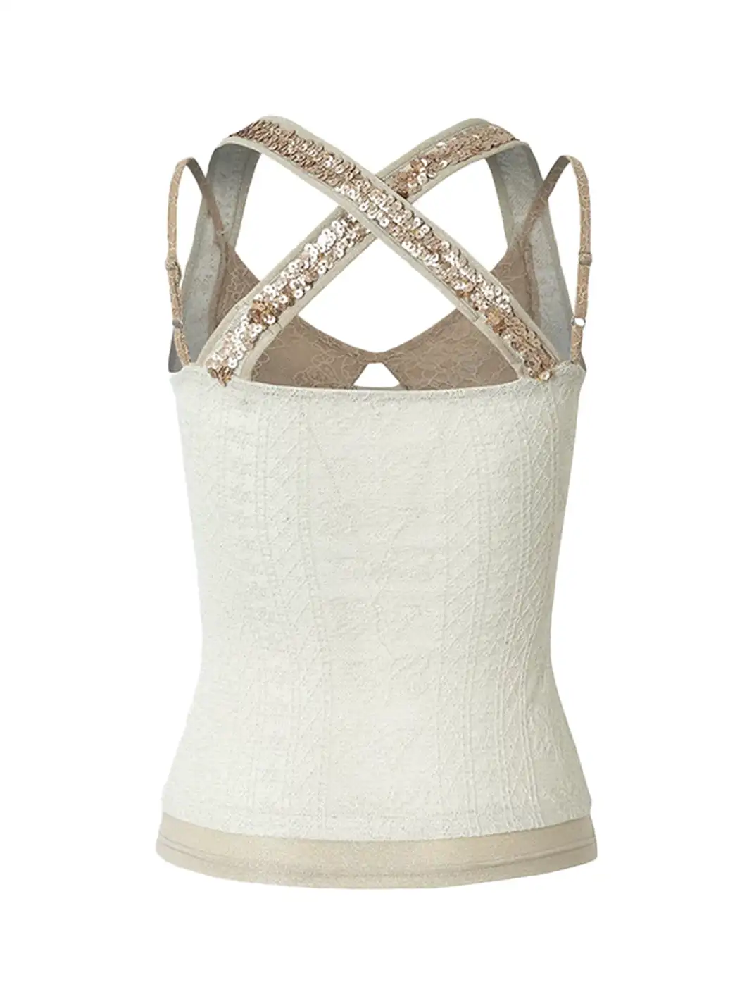 NO ROMANCE | Fake Three-Piece Shell Button Slim Fit Knit Vest
