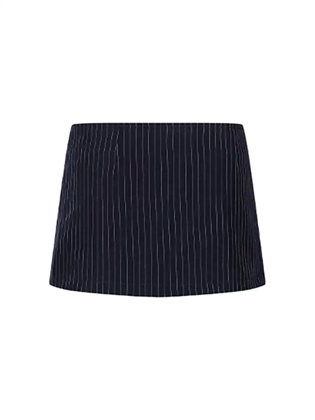 BIGGOLD | Vertical Stripe Mini Skirt