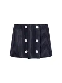 BIGGOLD | Vertical Stripe Mini Skirt