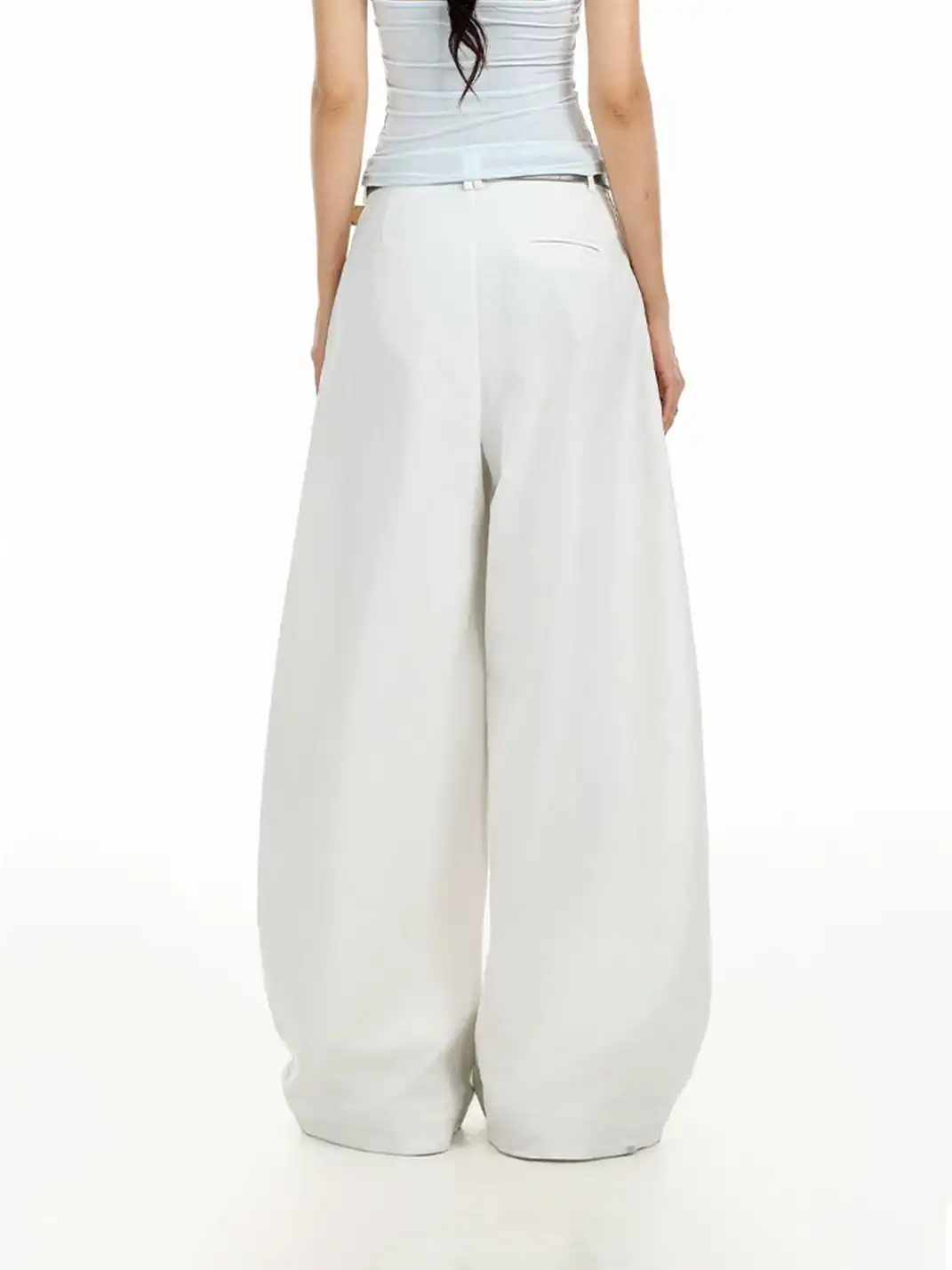 BIGGOLD | High-Waist Wide-Leg Tailored Trousers