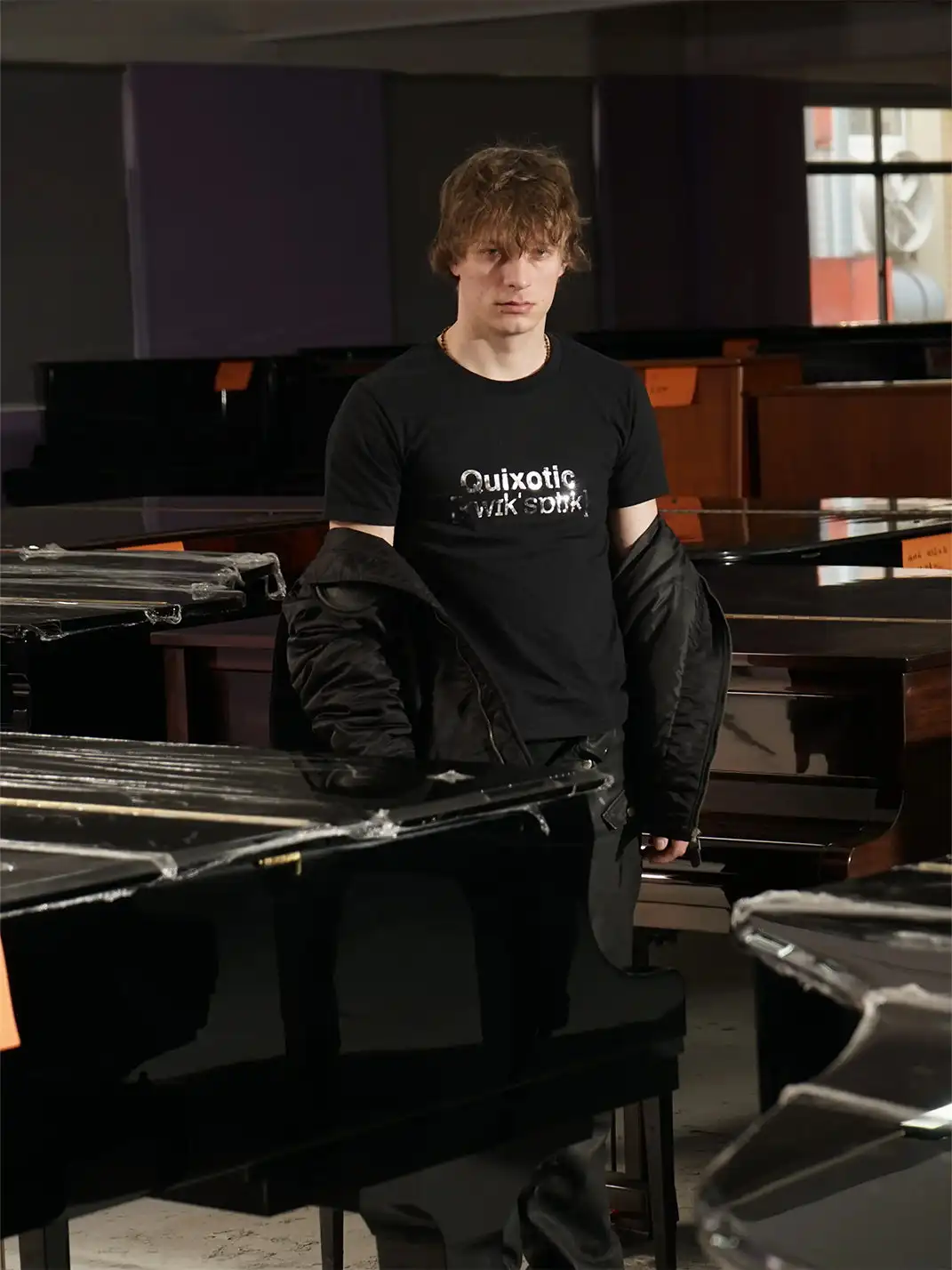SEREINN | Silver Foil Print T-Shirt