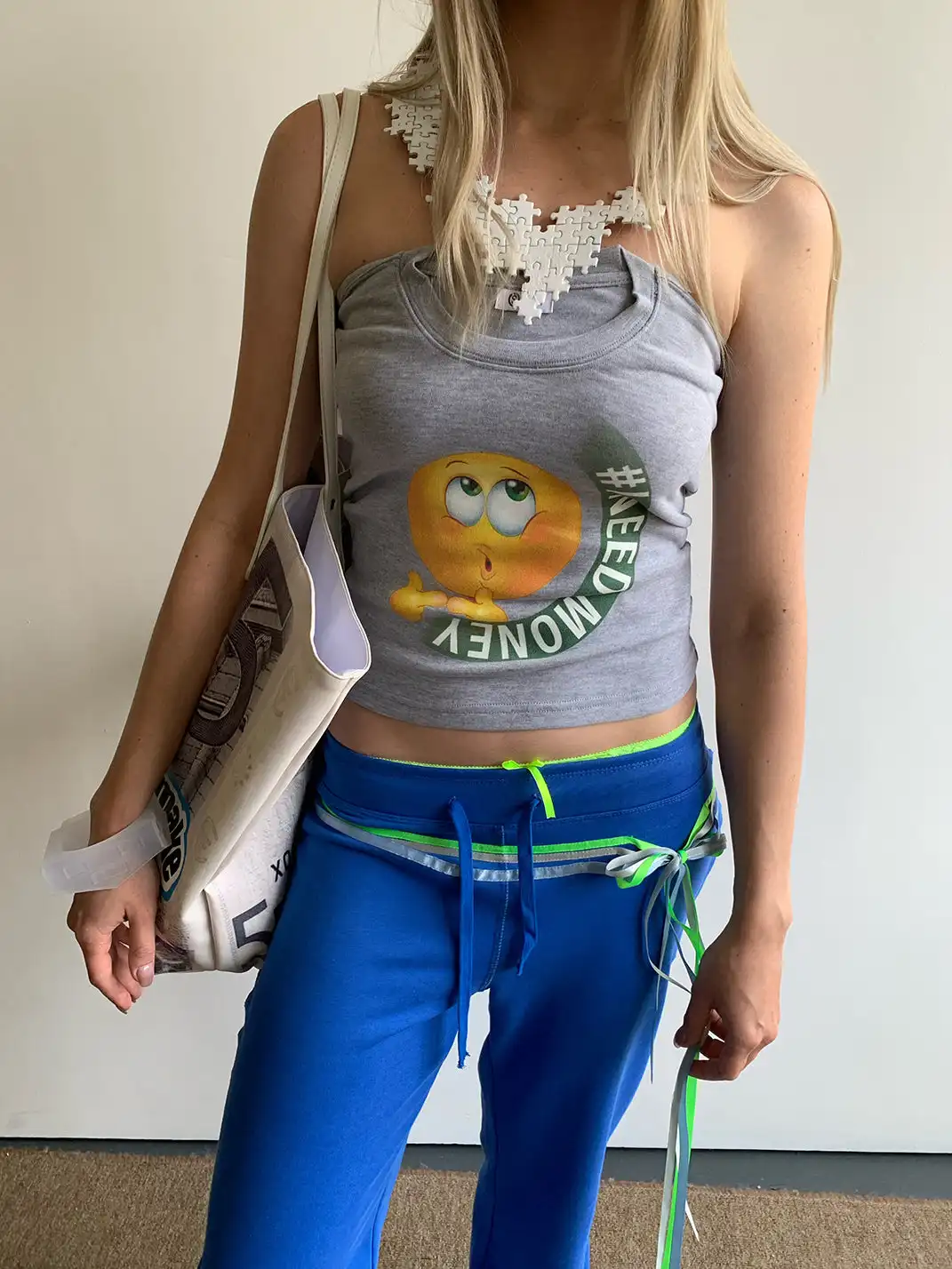 SEREINN | I Need Money Strapless Top