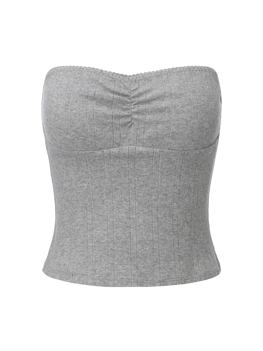 Tiny drops | Floral Knit Bandeau Top