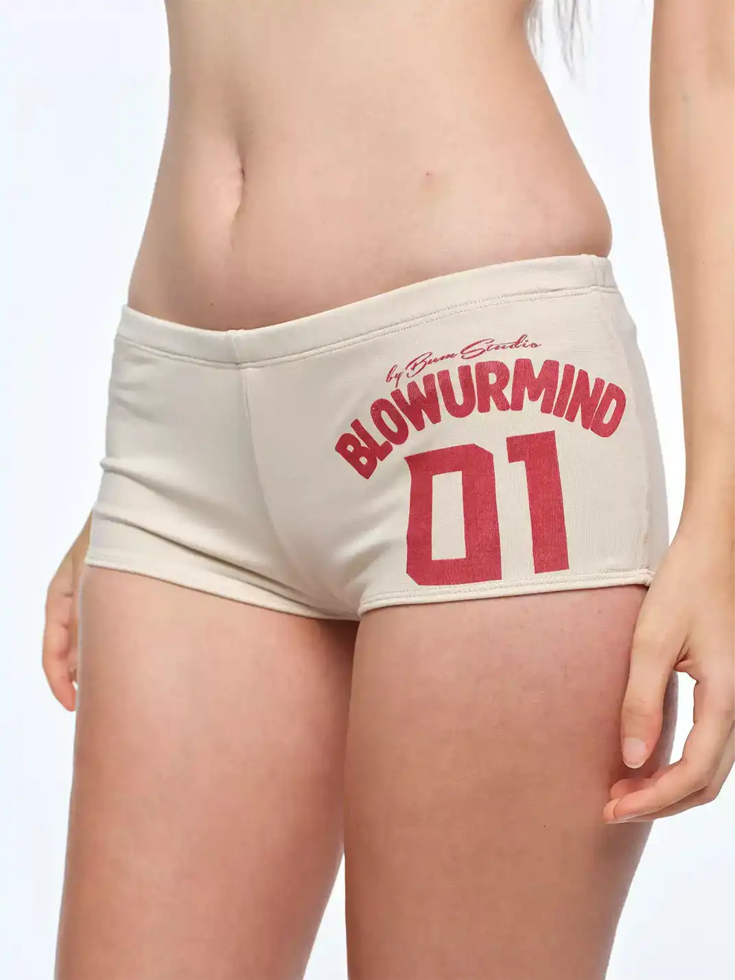 BUM STUDIO |  Sun Protection Long Sleeve Top Set with Padded Bikini & Double Layer Shorts