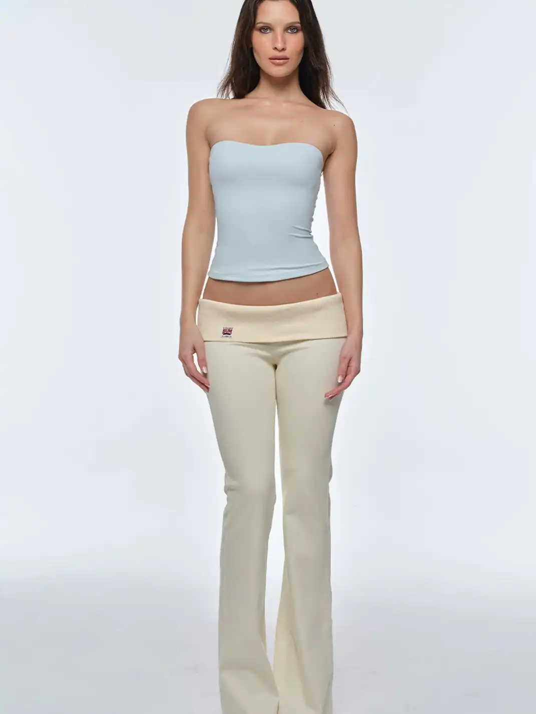 BUM STUDIO |  Padded Waist Cinch Bandeau Tank Top