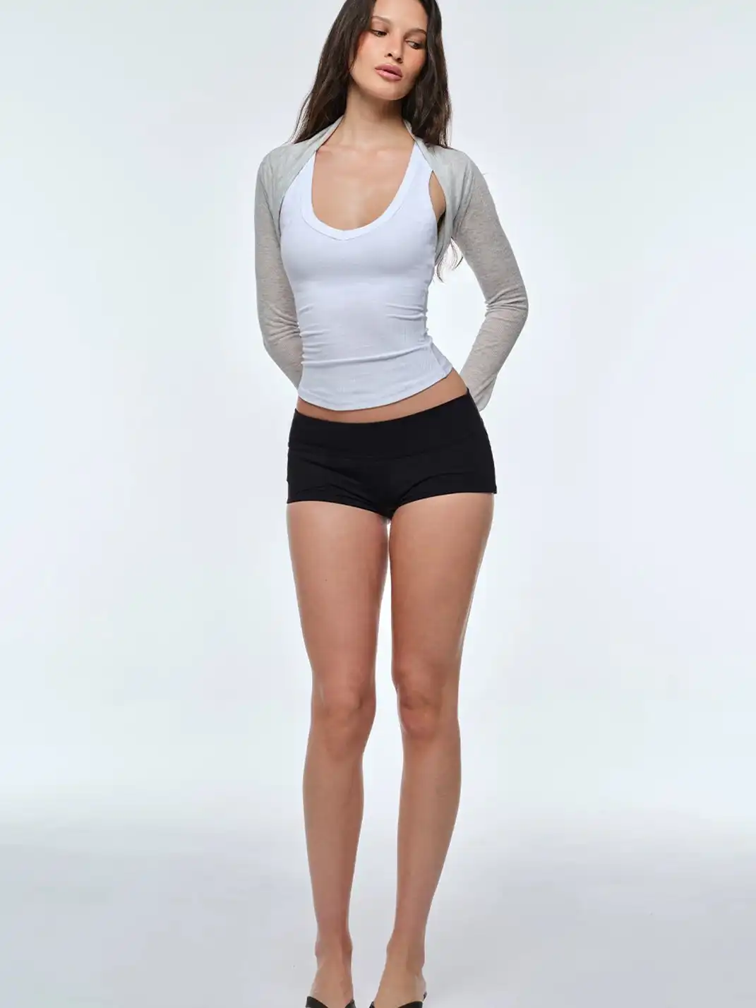 BUM STUDIO | Double Layer Hip-Hugging Shorts
