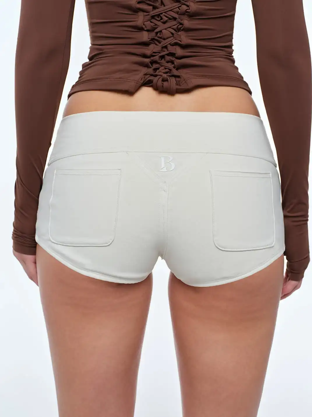 BUM STUDIO | Double Layer Hip-Hugging Shorts