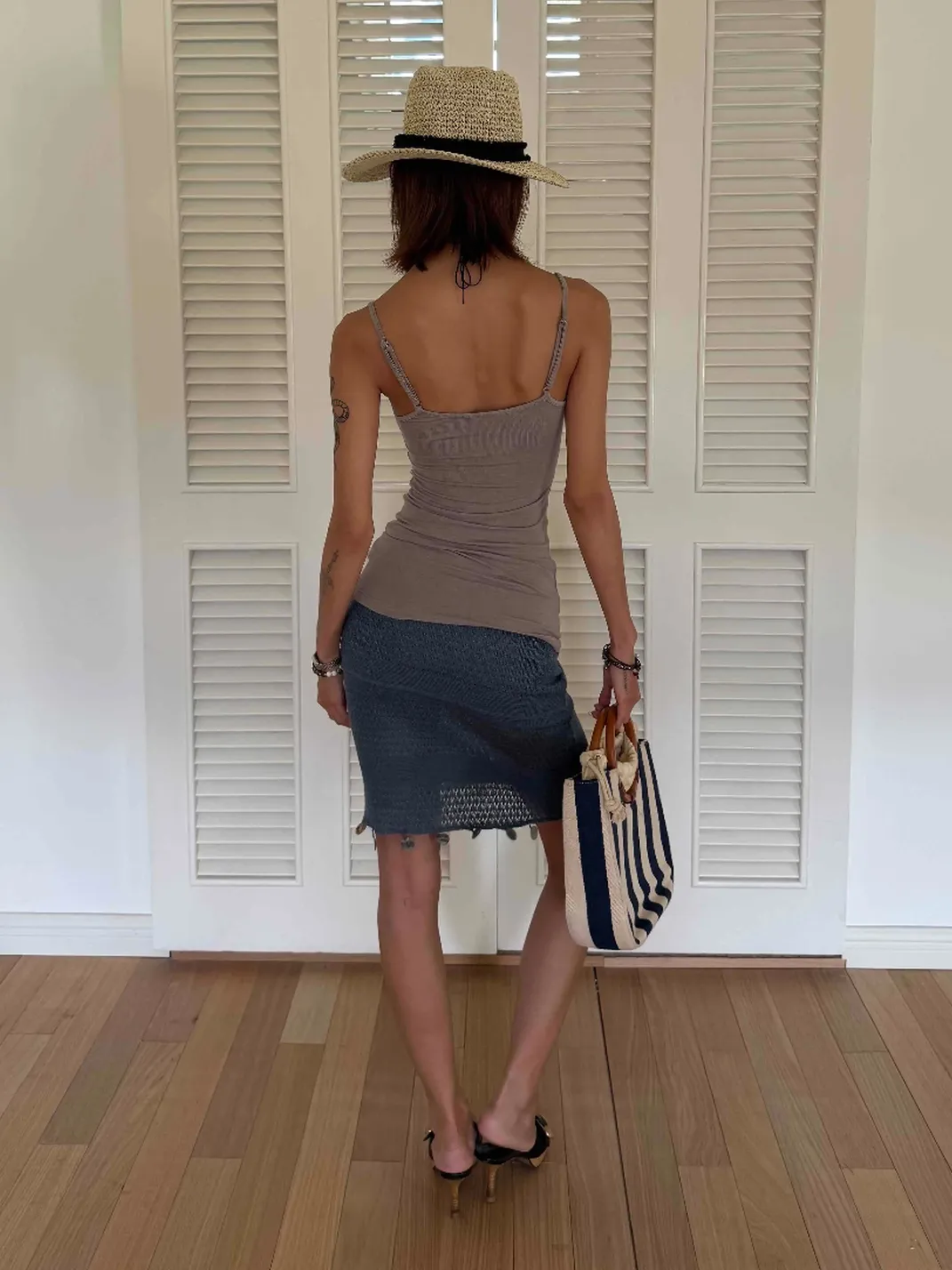 Andivogels | Shell Pendant Knit Skirt