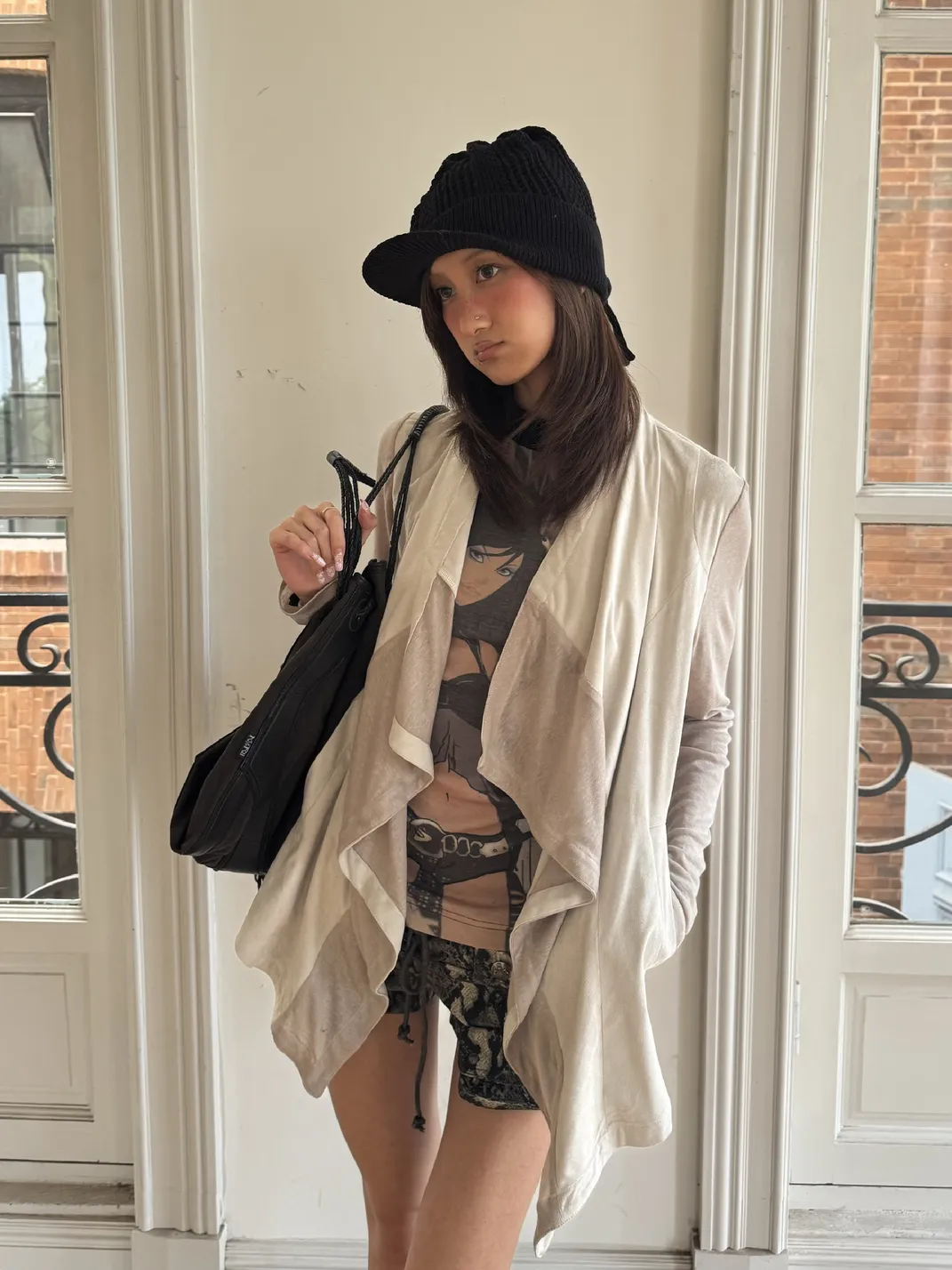Andivogels | Irregular Spliced Cardigan Coat