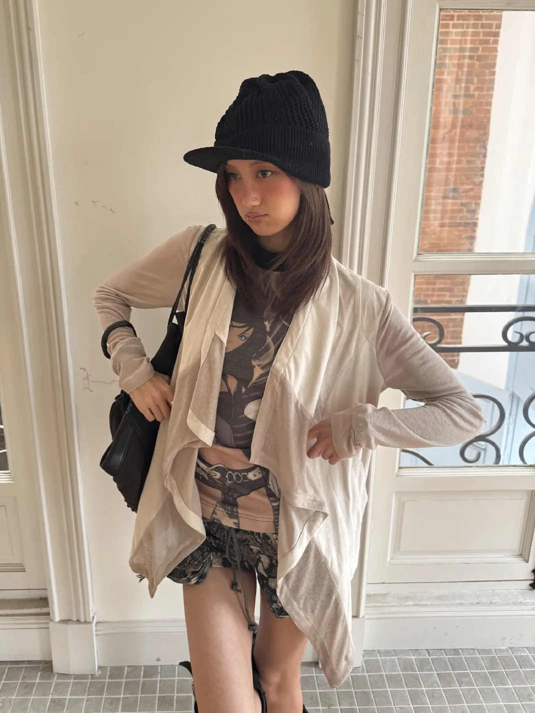 Andivogels | Irregular Spliced Cardigan Coat