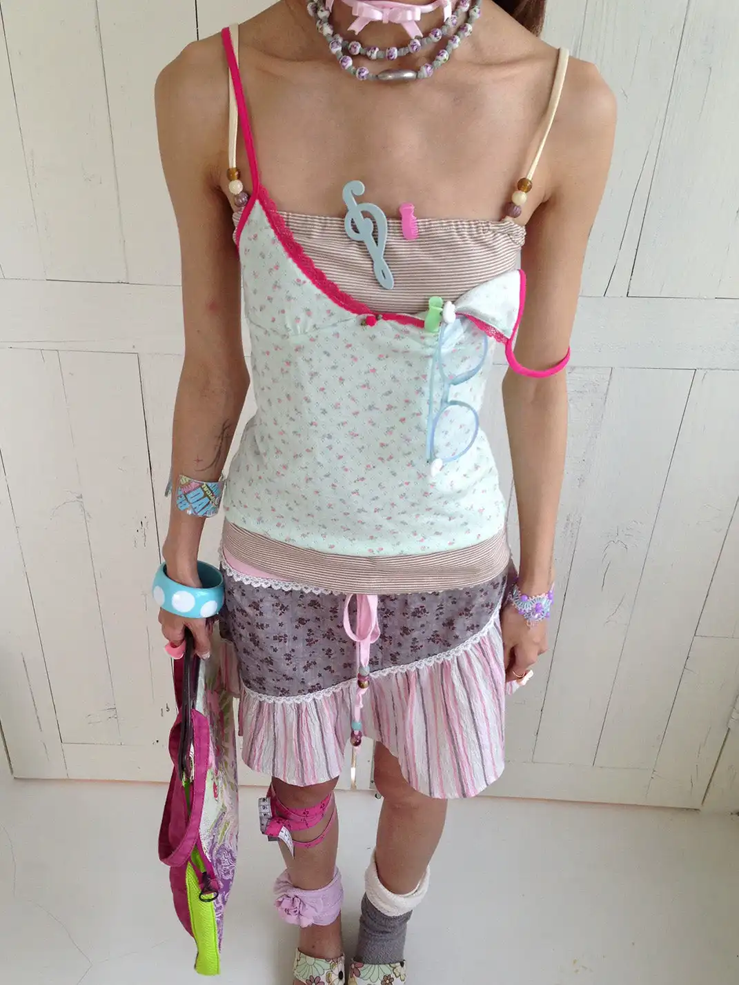 Andivogels | Floral Lace Bow Cami Top