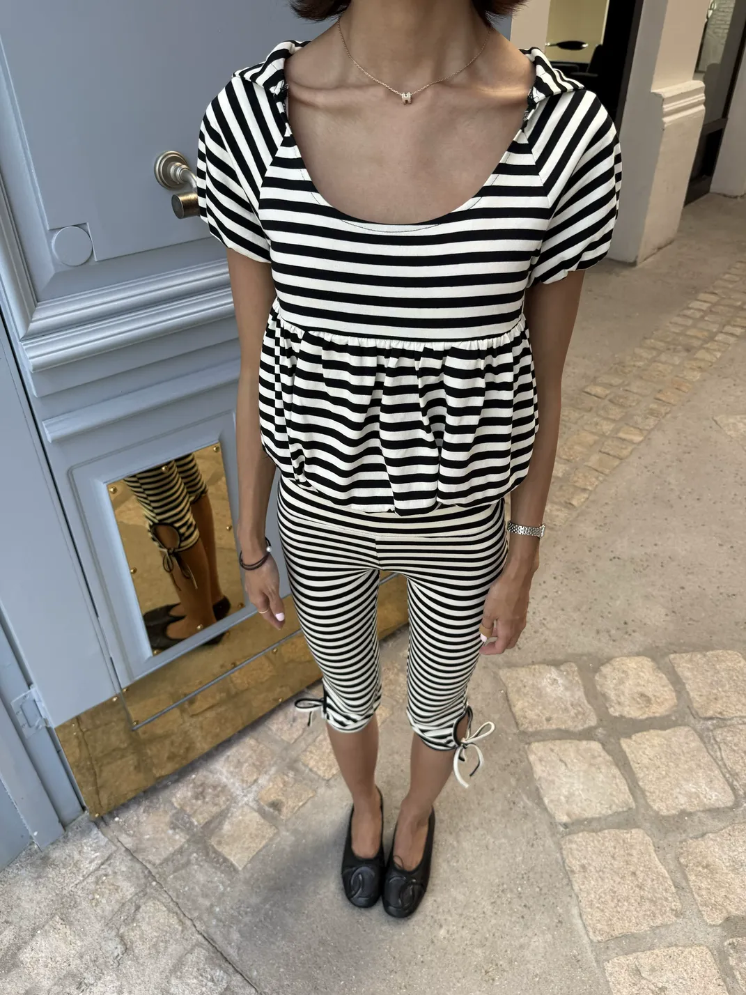 Andivogels | Striped Bud Hooded T-Shirt