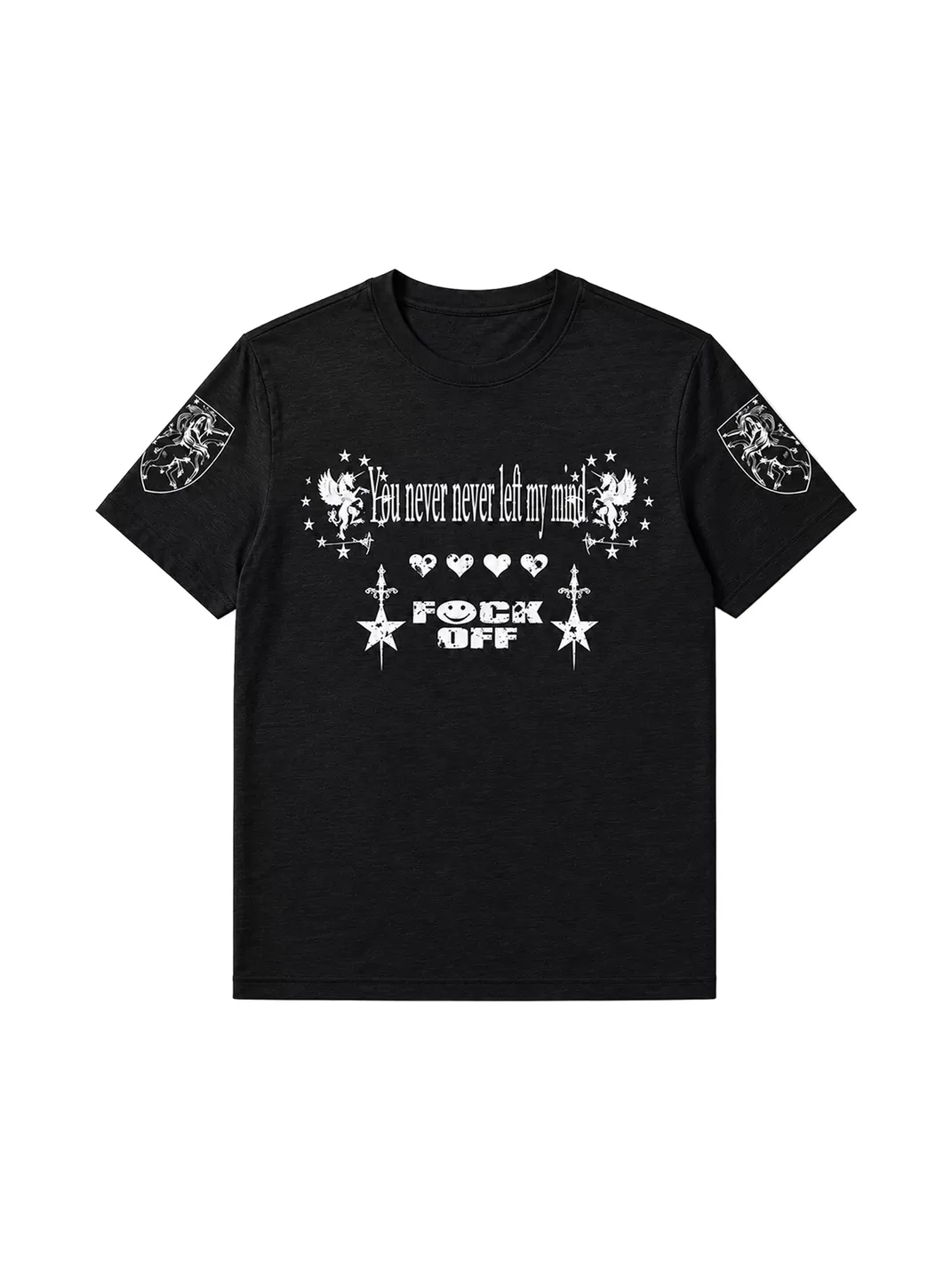 PAIKI | Pegasus Meteor Straight Shoulder Crew Neck T-Shirt
